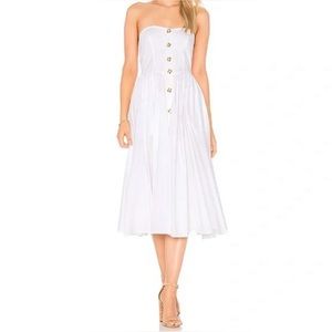 Free People Perfect Peach Poplin Midi Dress